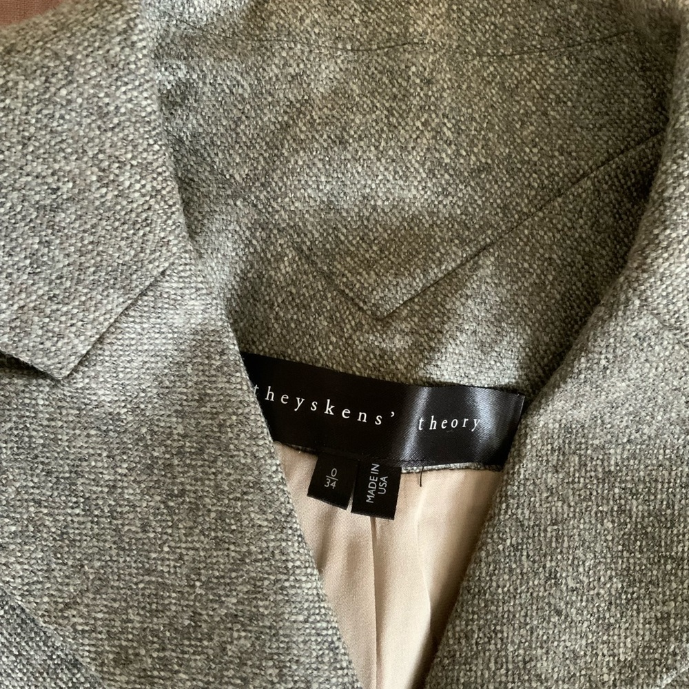 Theysken’s theory jinsol gray wool blazer 0 - Picture 3 of 6